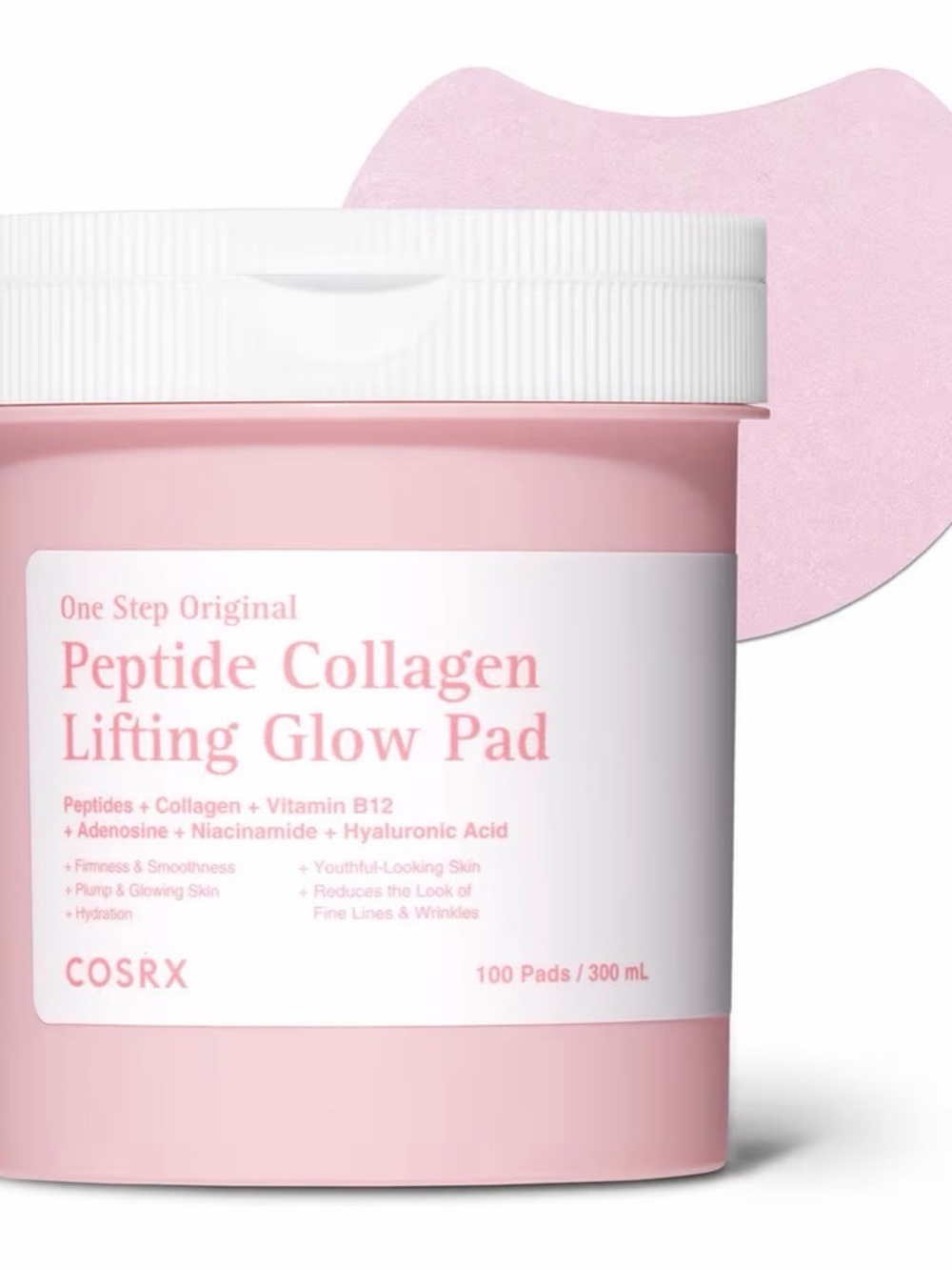 COSRX Peptide Collagen Lifting Glow Pads - Pink